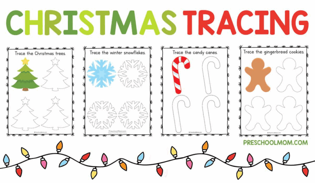 Free Printable Christmas Preschool Worksheets Printable Worksheets