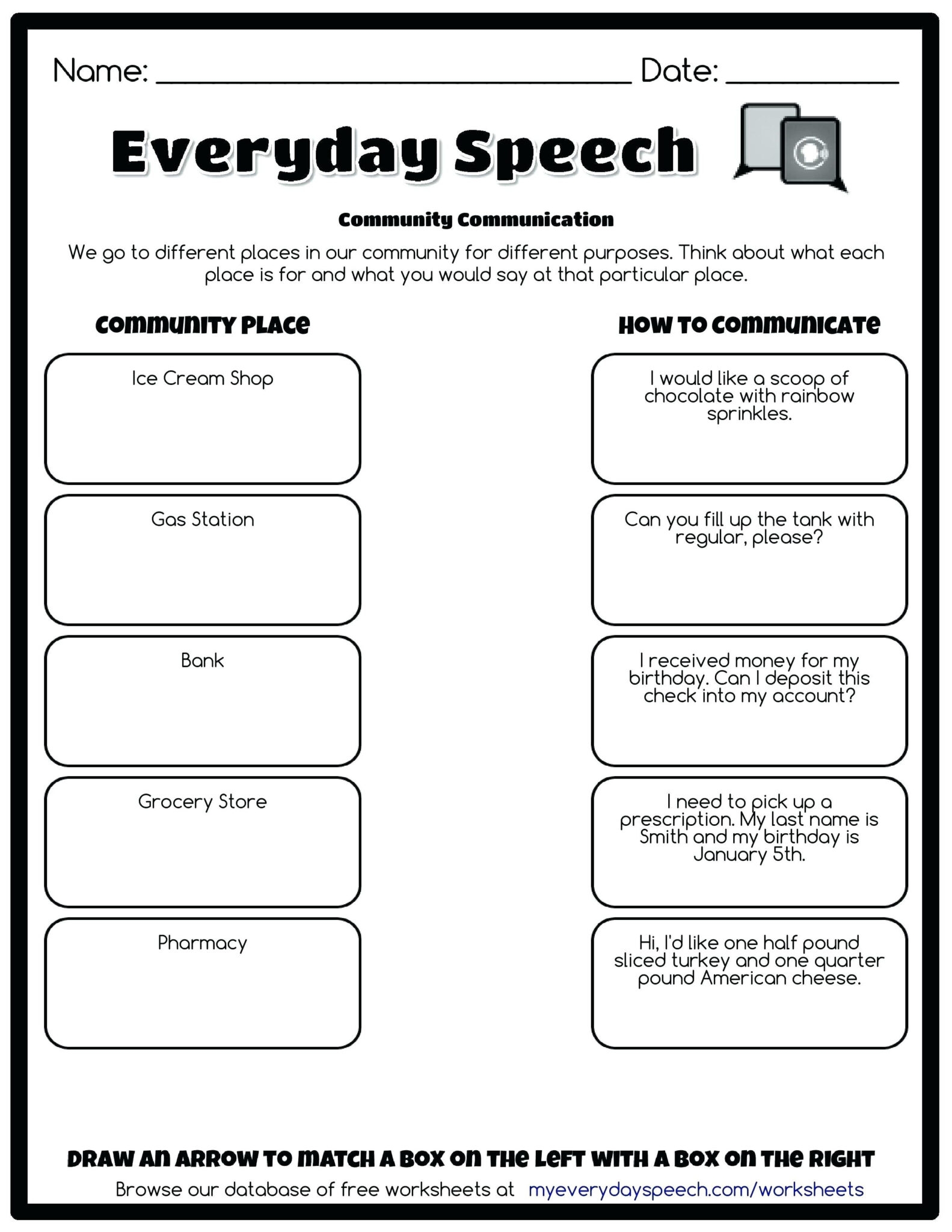 Free Printable Communication Skills Worksheets Printable Worksheets
