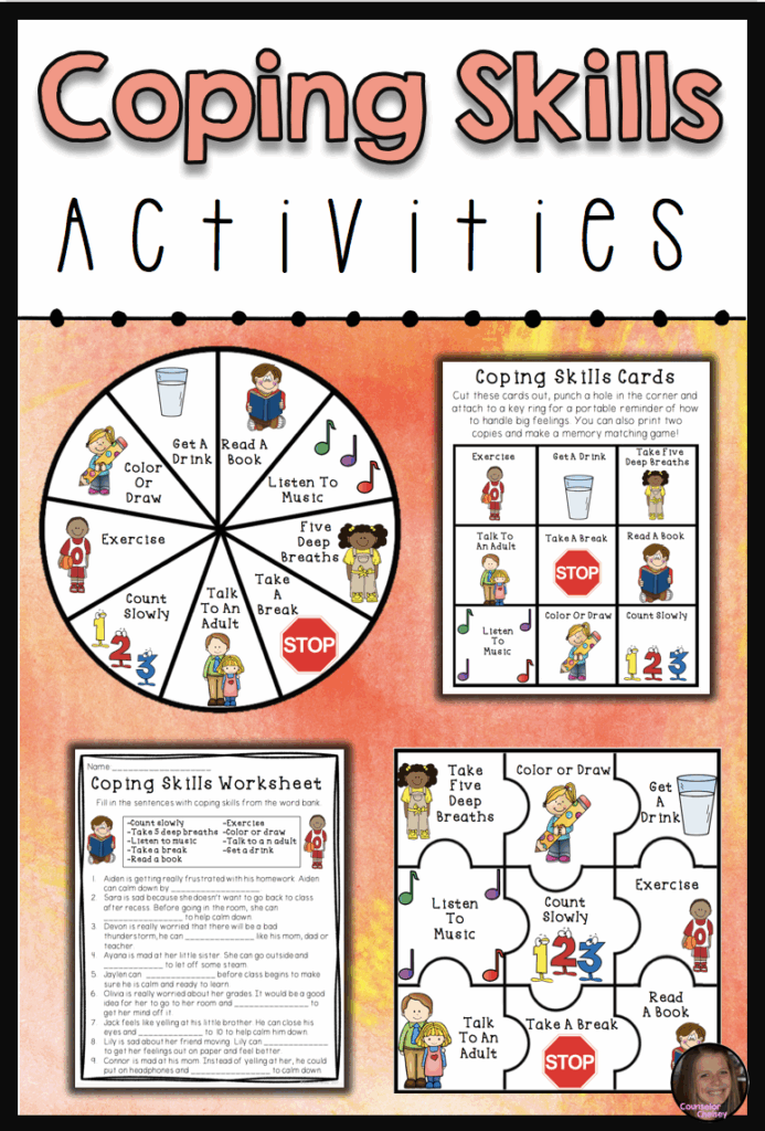 Free Printable Coping Skills Worksheets For Kids Coping Skills Worksheets