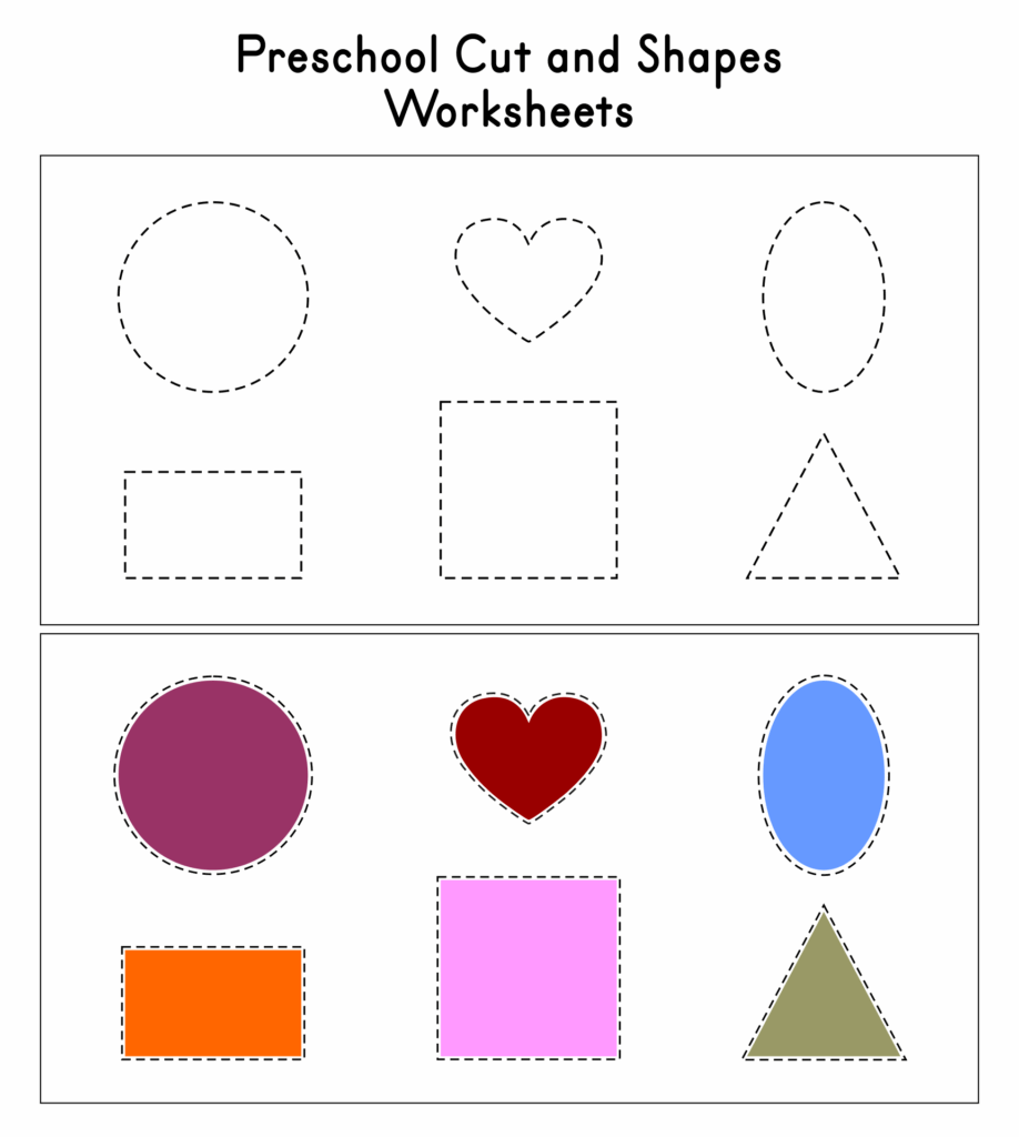 Free Printable Cutting Shapes Worksheets Printable And Enjoyable Learning