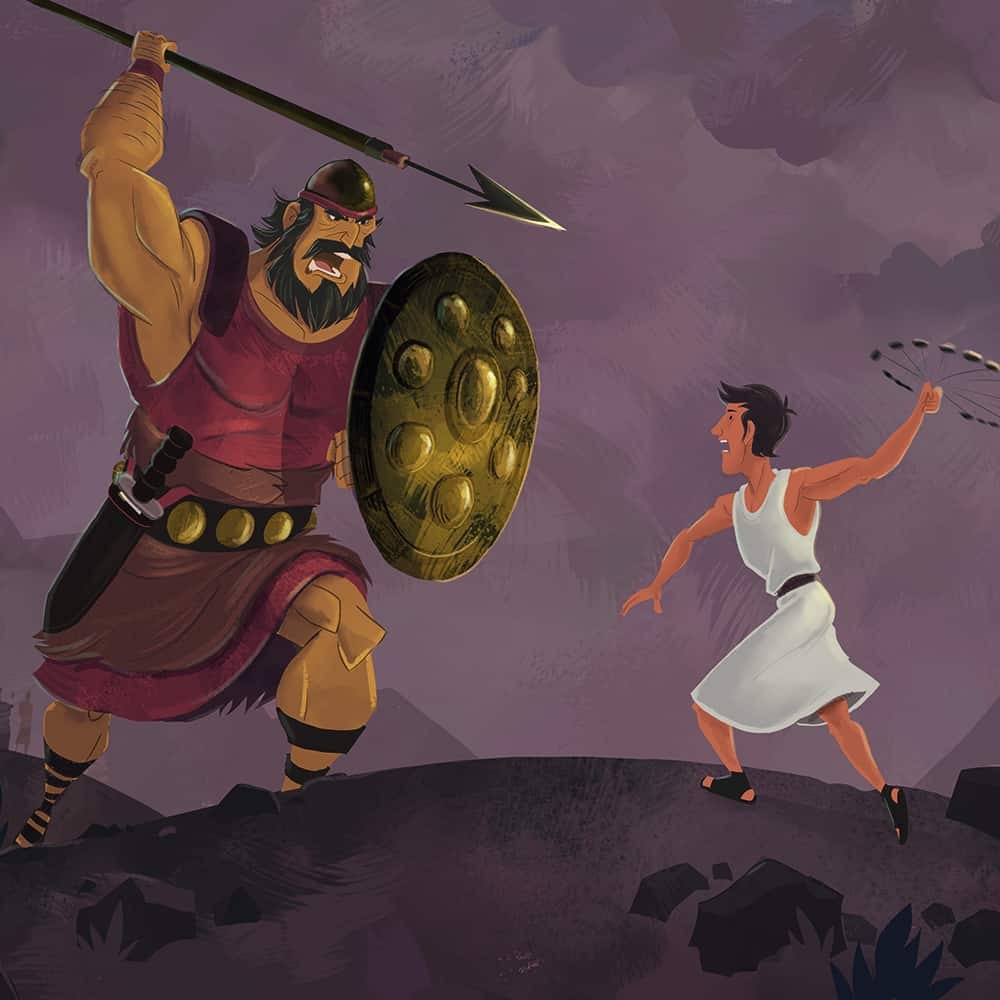 Free Printable David And Goliath Bible Activities On Sunday Db excel