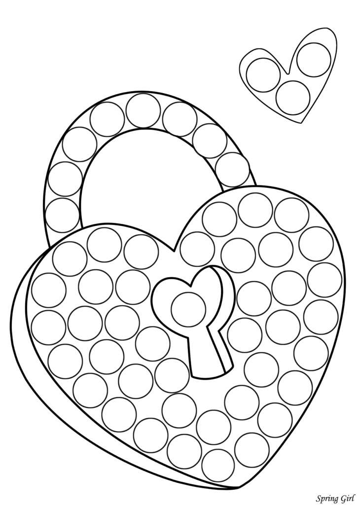 Free Printable Dot Paint Worksheets