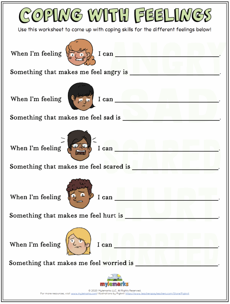Free Printable Emotional Regulation Worksheets Printable Worksheets