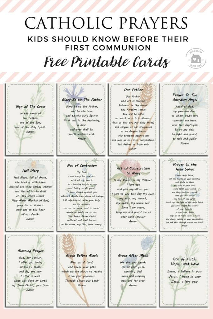 Free Printable First Communion Worksheets