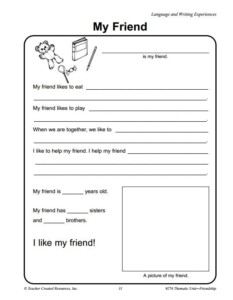 Free Printable Friendship Worksheets Pdf - easyworksheetprint.com