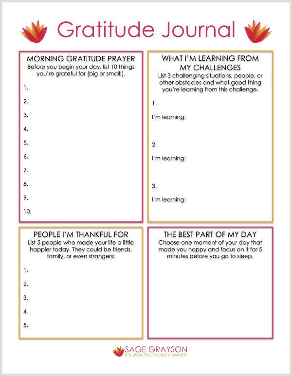 Free Printable Gratitude Worksheets Pdf Ronald Worksheets