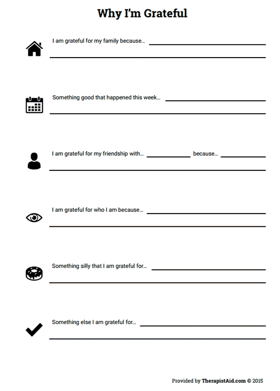 Free Printable Gratitude Worksheets Pdf Ronald Worksheets