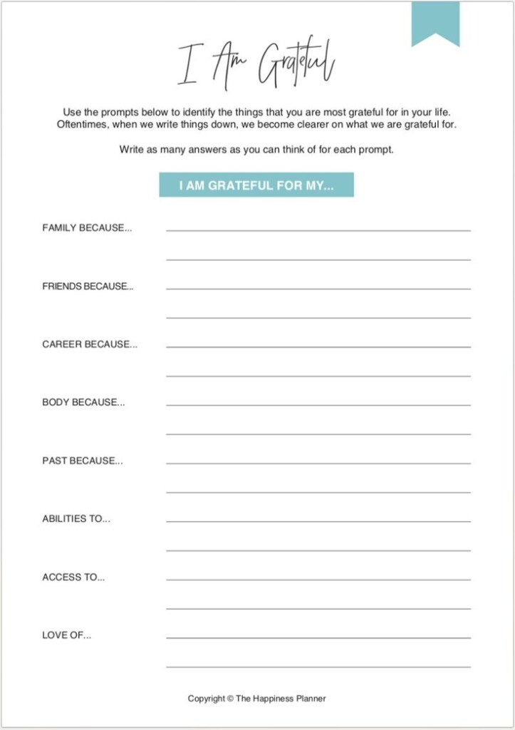 Free Printable Gratitude Worksheets Pdf Ronald Worksheets