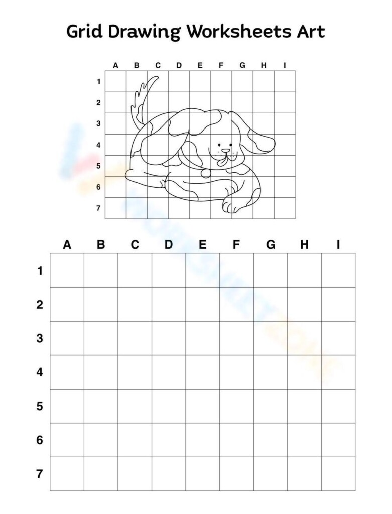 Free Printable Grid Art Worksheets Download Free Printable Grid Art 