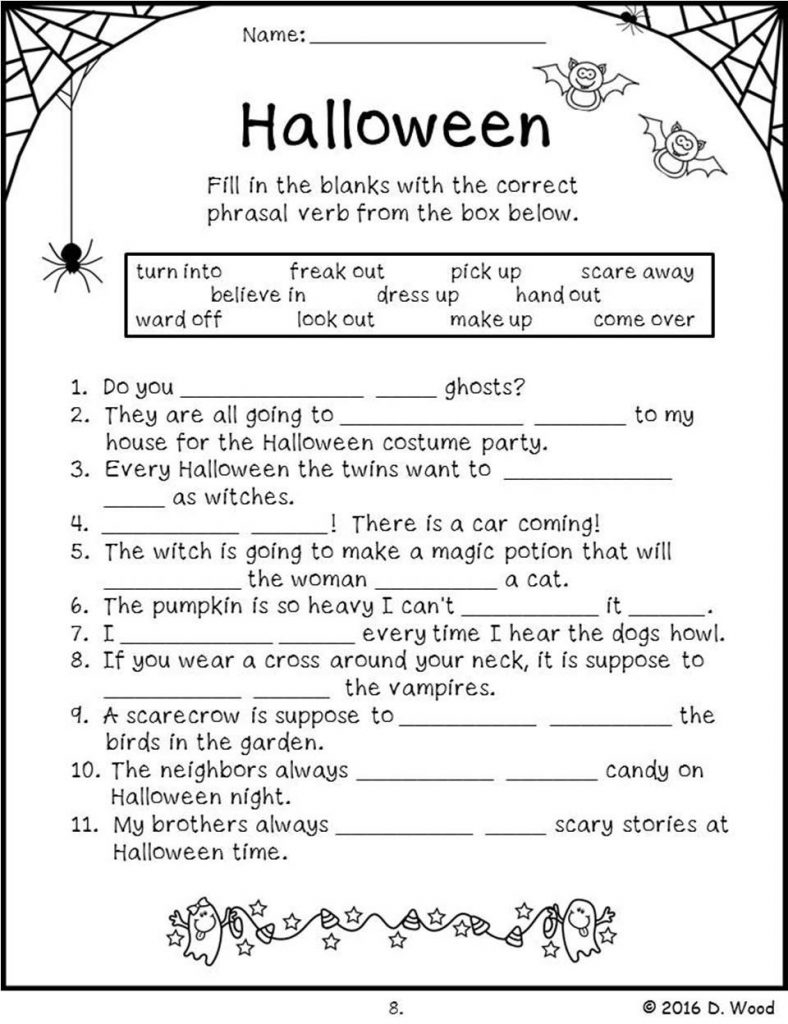 Free Printable Halloween Worksheets For 3rd Grade Free Printable Halloween Worksheets For 3rd Grade
