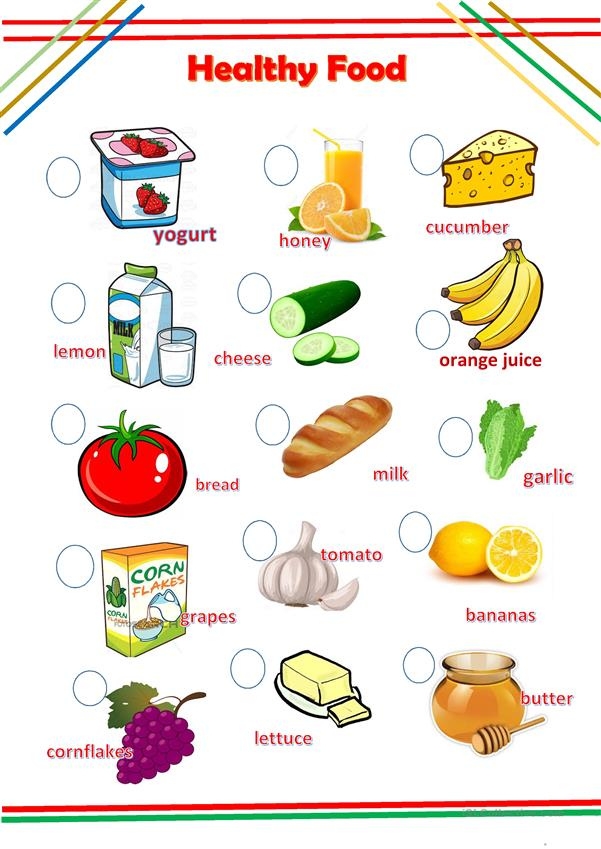 Free Printable Healthy Eating Worksheets Printable Worksheets