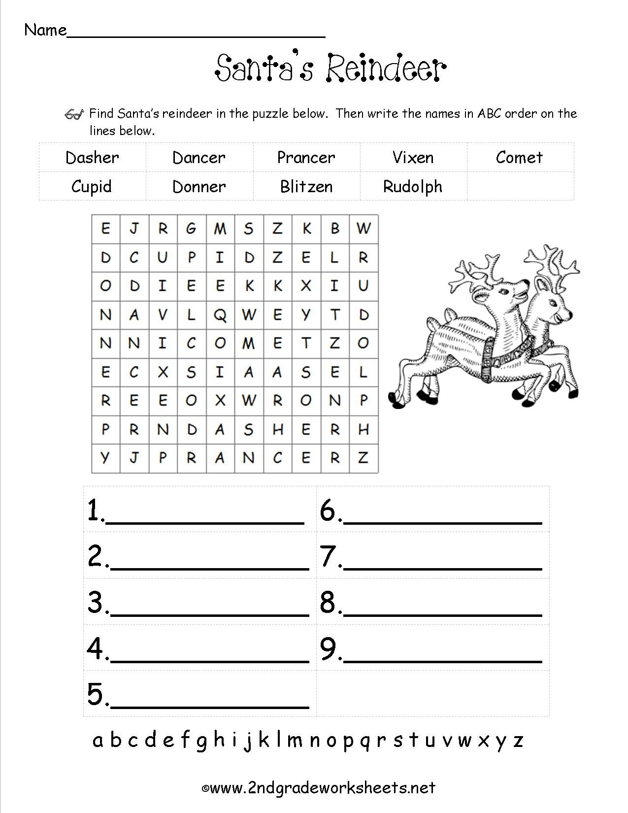 Free Printable Holiday Worksheets Free Printable