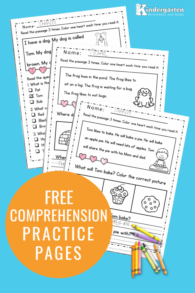 Free Printable Kindergarten Reading Worksheets Activity 44 OFF
