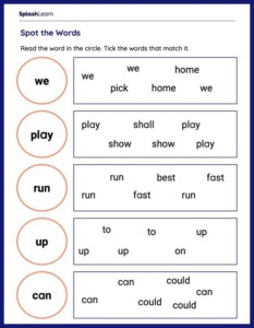 Printable Kindergarten Reading Worksheets Sight Words ...