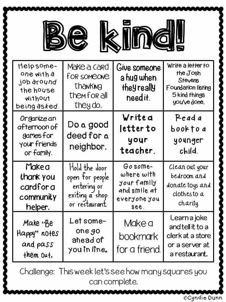 Free Printable Kindness Worksheets AlphabetWorksheetsFree