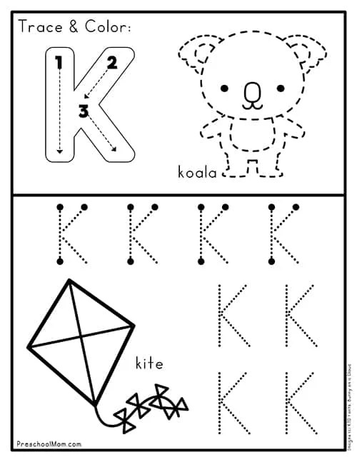 Free Printable Letter K Worksheets Download Free Printable Letter K