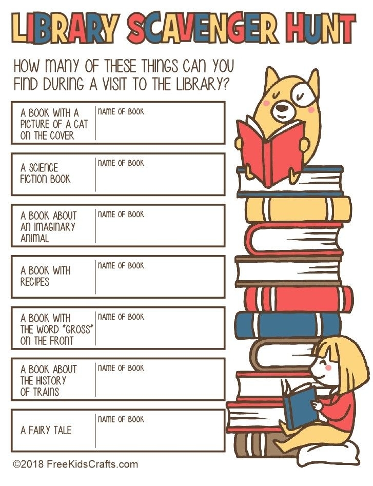 Free Printable Library Worksheets For Kindergarten Cambridge Primary 