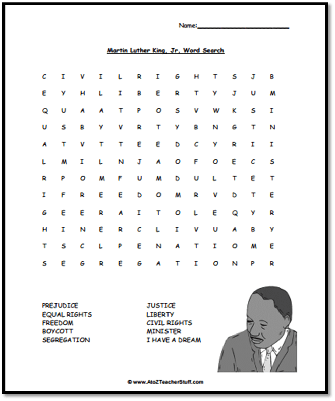 Free Printable Martin Luther King Jr Worksheets For Kindergarten Web Free Printable Martin Luther King Jr Worksheets For Kindergarten Web