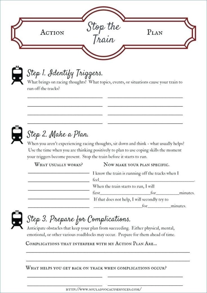 Free Printable Mental Health Worksheets For Adults Pdf Printable 