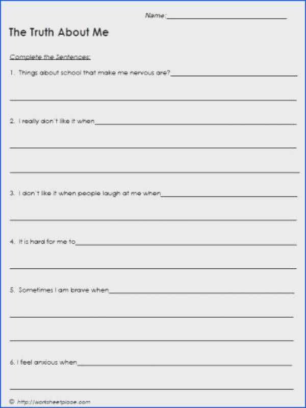 Free Printable Mental Health Worksheets For Adults Pdf Printable 