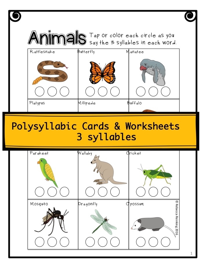 Free Printable Multisyllabic Words Worksheets Printable Worksheets