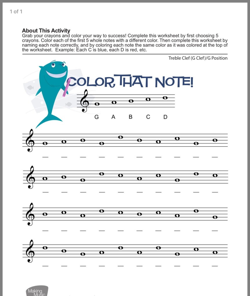 Free Printable Music Theory Worksheets Peggy Worksheets