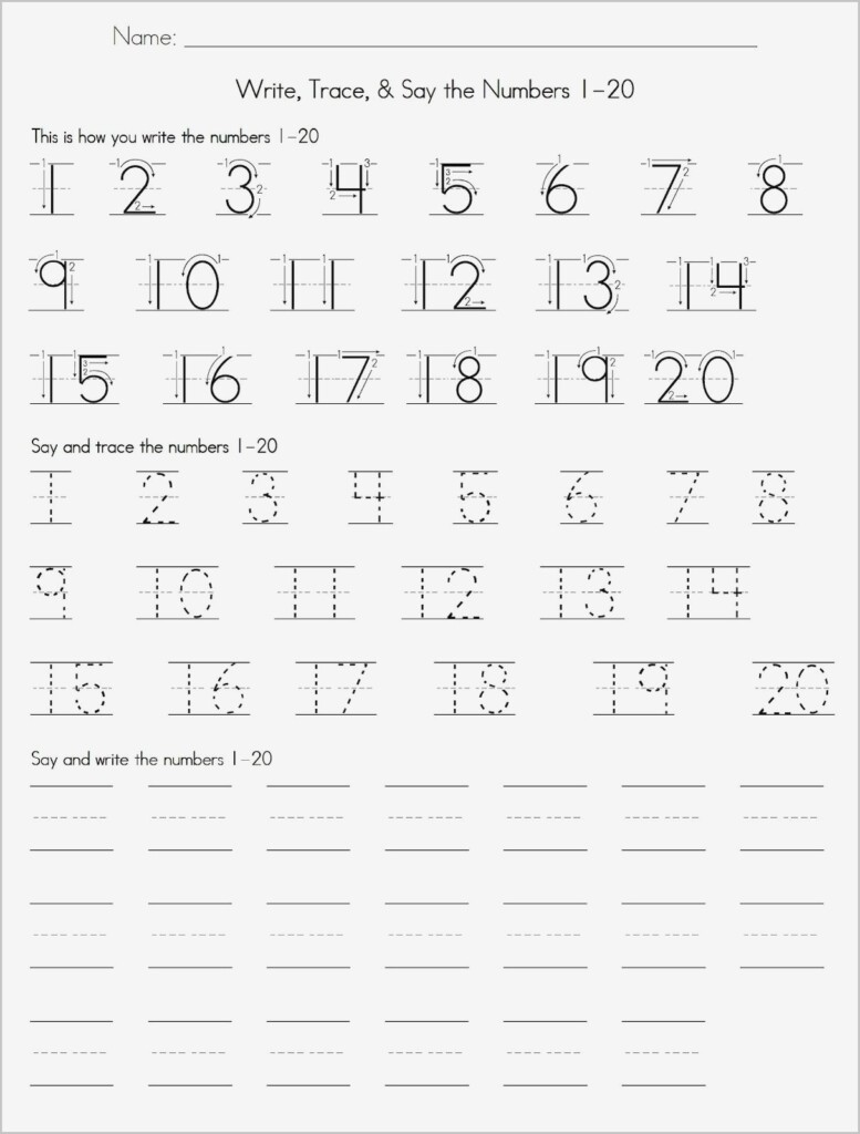 Free Printable Number Tracing Worksheets 1 20 AlphabetWorksheetsFree