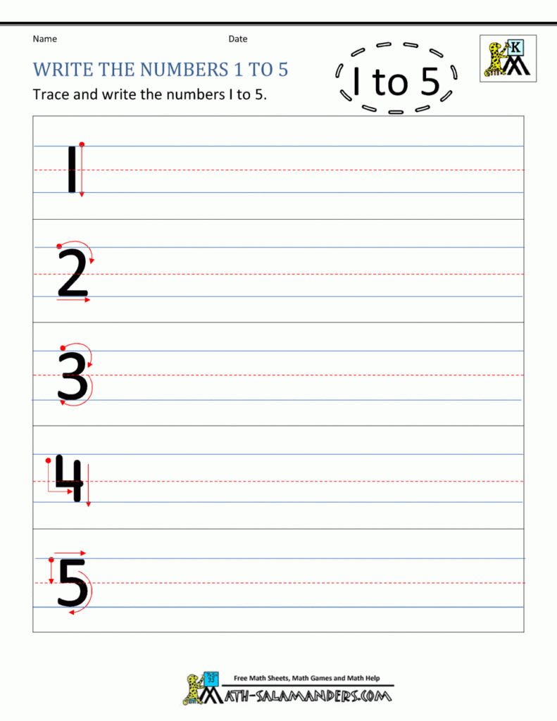 Free Printable Numbers Worksheets Printable World Holiday