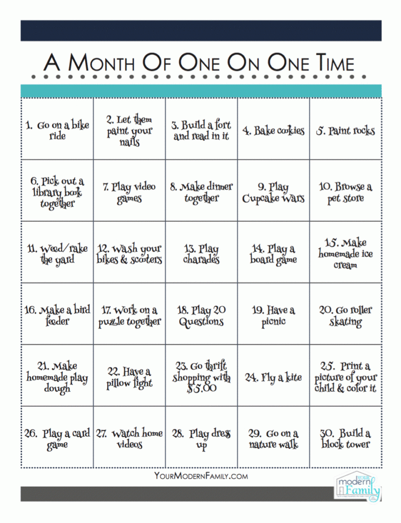 Free Printable Parenting Worksheets Calendar Printables