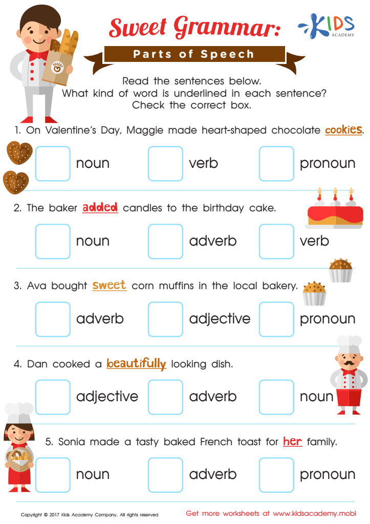 Free Printable Parts Of Speech Worksheets Printable Templates Online 