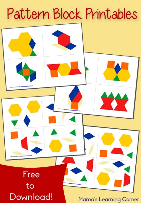 Free Printable Pattern Block Worksheets FreePrintablePattern