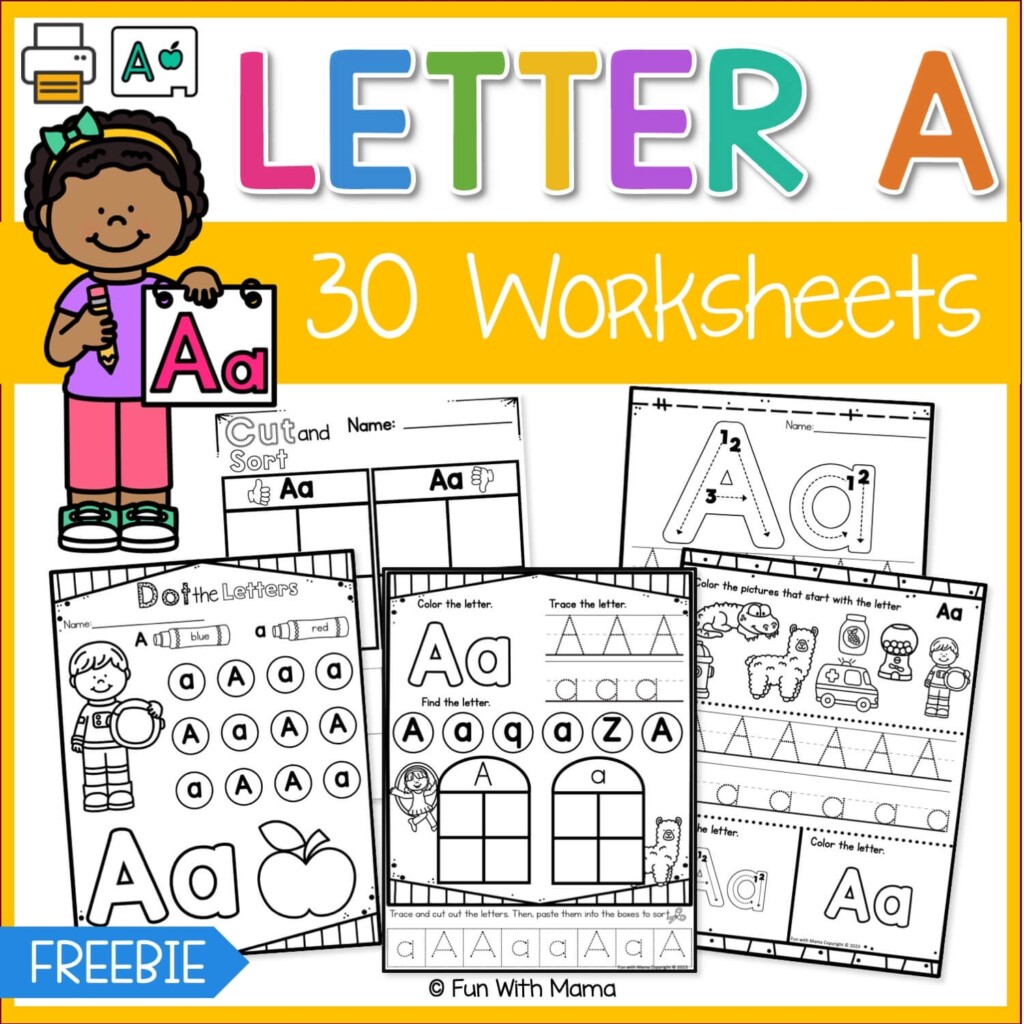 Free Printable Pre Letter Recognition Worksheets Infoupdate