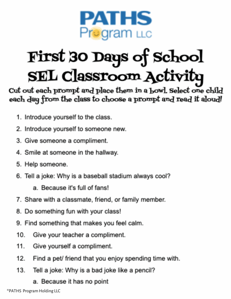 Free Printable Sel Worksheets