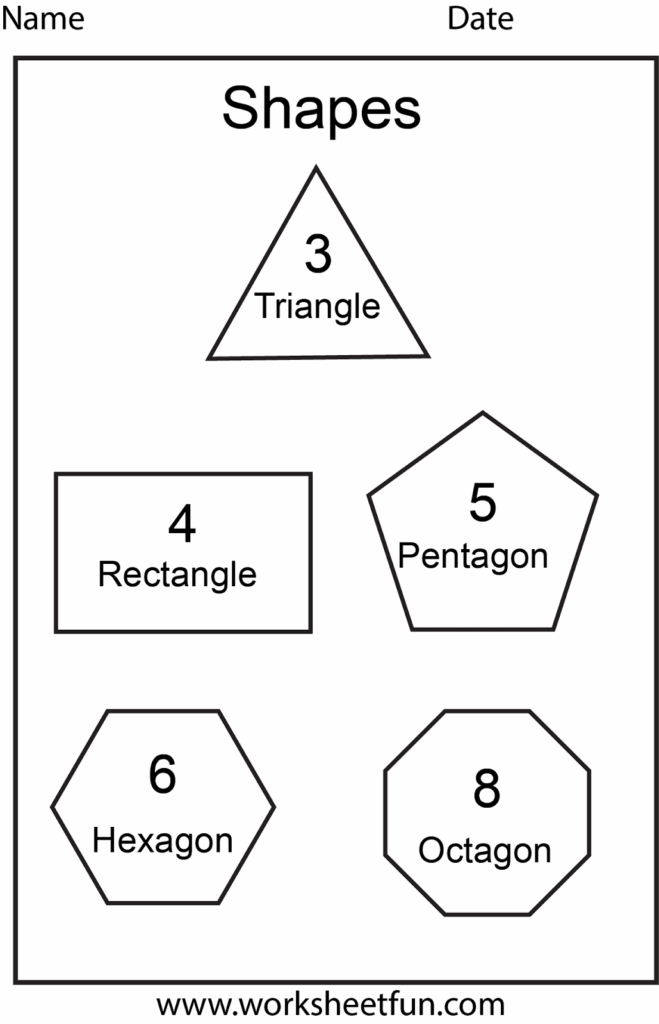 Free Printable Shape Worksheets Free Printable Shape Worksheets