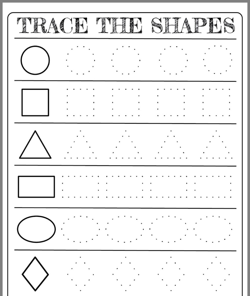 Free Printable Shapes Worksheets Printable Worksheets