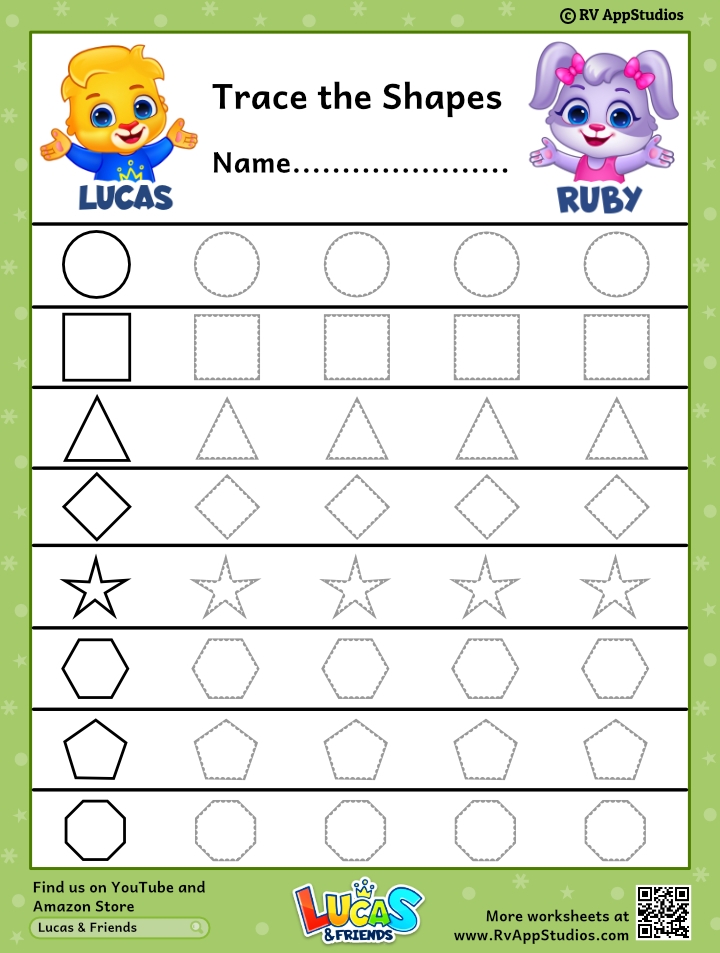 Free Printable Shapes Worksheets Tracing Simple Shapes Pre Free Printable Shapes Worksheets Tracing Simple Shapes Pre