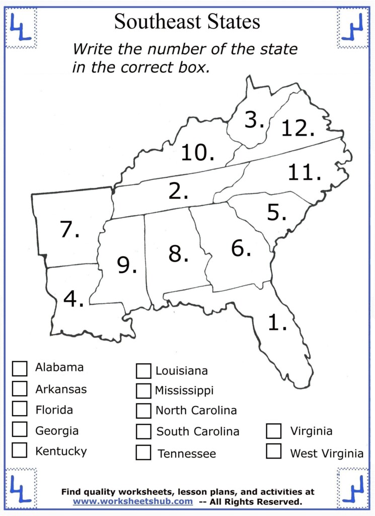 Free Printable States And Capitals Worksheets Printable Templates By Nora