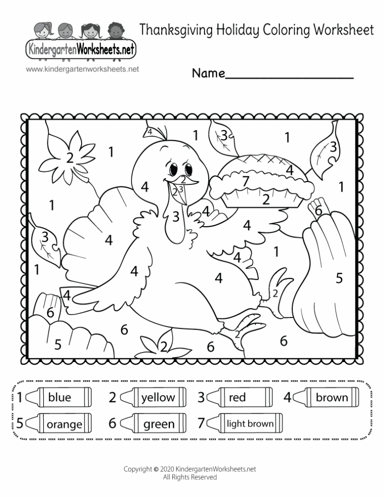 Free Printable Thanksgiving Color By Number Worksheet Free Printable Thanksgiving Color By Number Worksheet