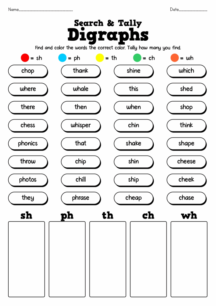 Free Printable Thanksgiving Phonics Worksheet Worksheets Library