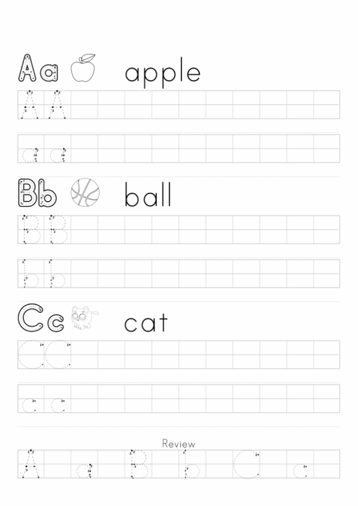 Free Printable Traceable Abc Worksheets ABC Tracing Worksheets