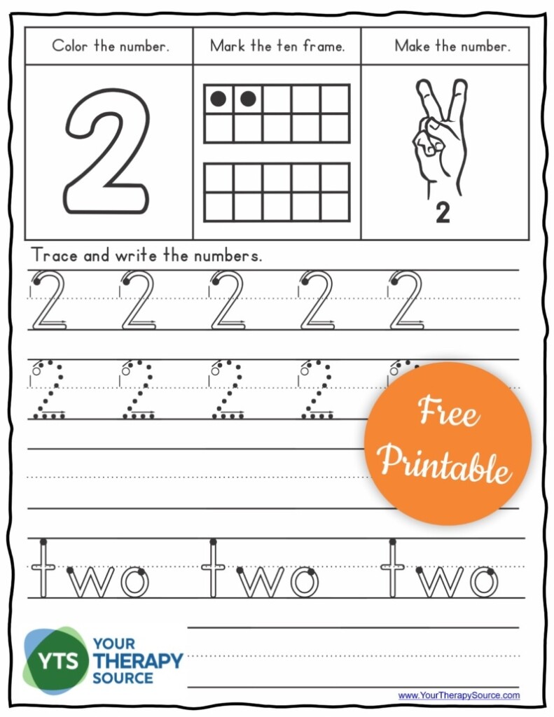 Free Printable Tracing Numbers Worksheets For Preschoolers A Free Printable Tracing Numbers Worksheets For Preschoolers A
