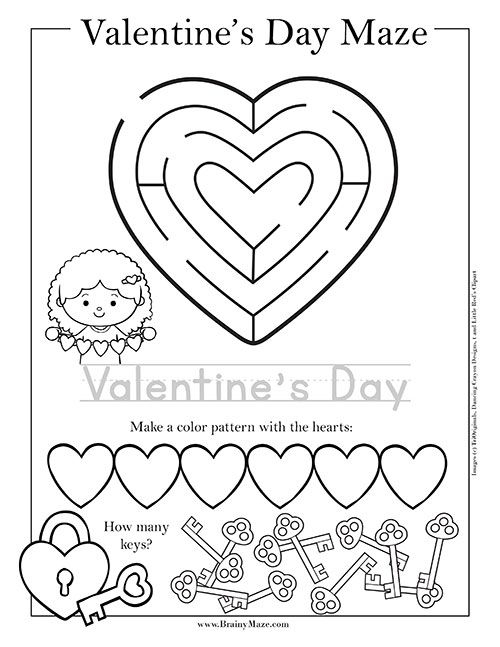 Free Printable Valentine Worksheets For Preschoolers