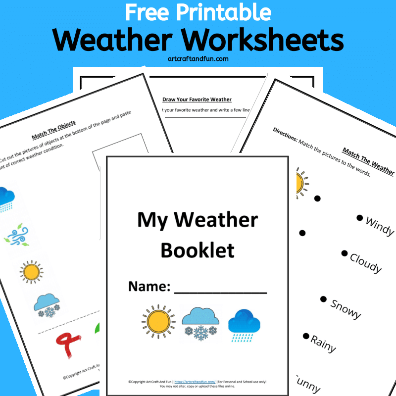 Free Printable Weather Worksheets