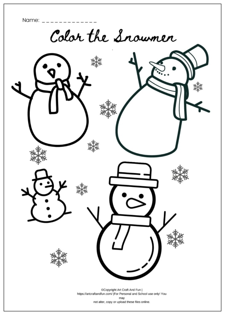 Free Printable Winter Worksheets Worksheets Library