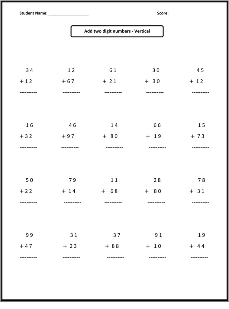 Free Printable Worksheets For 2Nd Grade Printable PDF Template Free Printable Worksheets For 2Nd Grade Printable PDF Template