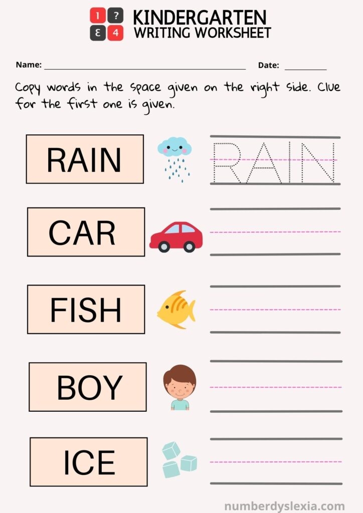 Free Printable Writing Worksheets For Kindergarten Printable Worksheets Free Printable Writing Worksheets For Kindergarten Printable Worksheets