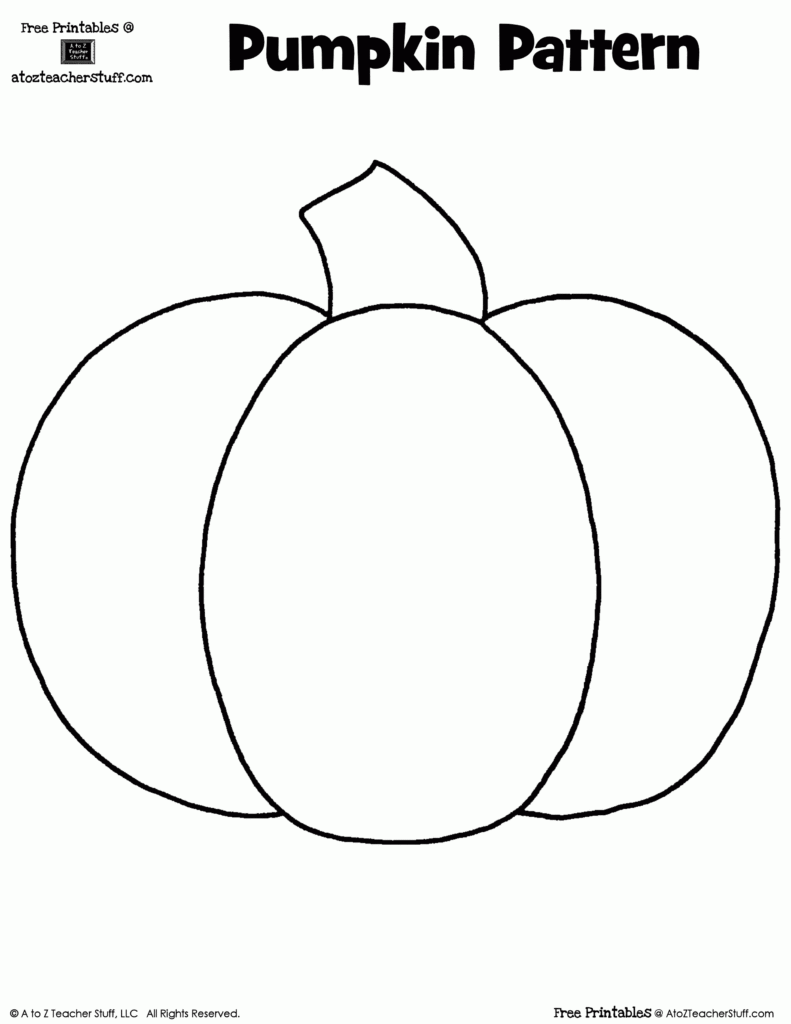Free Pumpkin Worksheets Printable