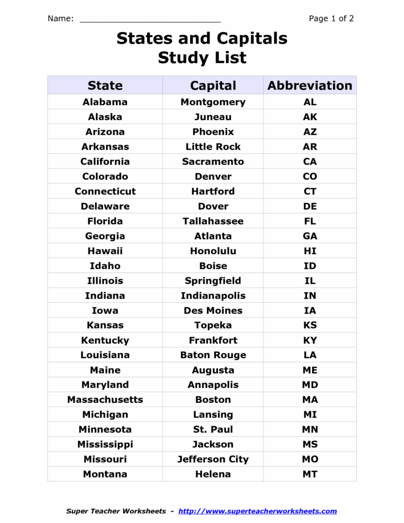 Free State Capitals Game 123 Homeschool 4 Me Free Printable States 