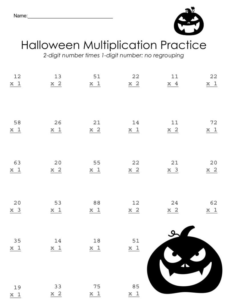 Halloween Math Worksheets 15 Free PDF Printables Printablee