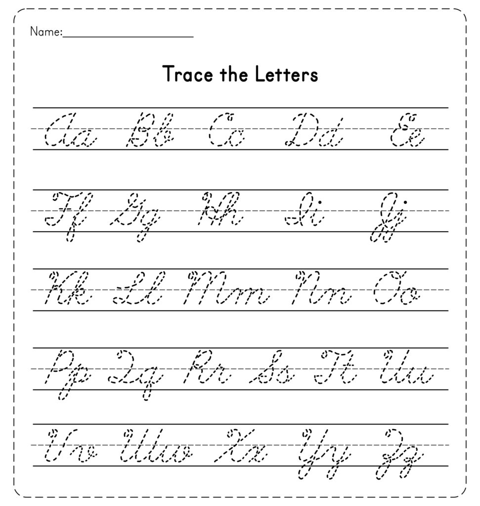Handwriting Kindergarten Worksheets 10 Free PDF Printables Printablee